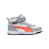 Sneakers alte grigie e bianche da bambino con logo laterale Puma Rebound Joy Blocked AC PS, Brand, SKU s342500106, Immagine 0